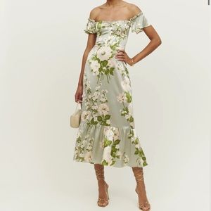 Reformation - Sianna Silk Dress